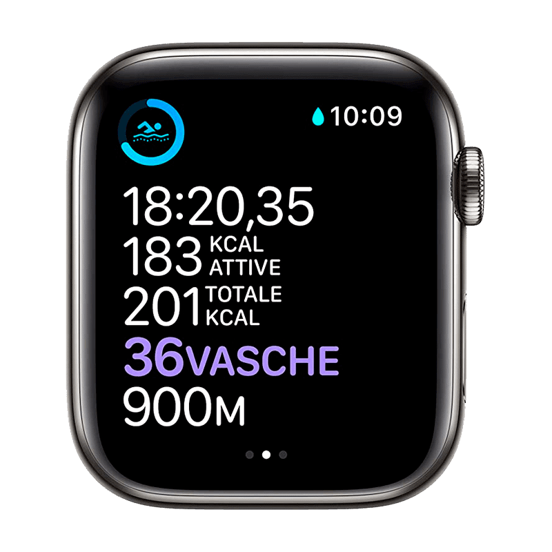 Apple Watch Series 6 Acero Inoxidable 40 mm GPS + Cellular Grafito/Negra
