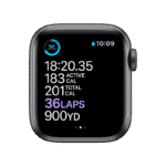 Apple Watch Series 6 Aluminio 40 mm GPS + Cellular Gris Espacial/Negra