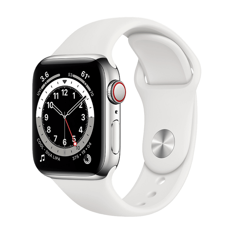 Apple Watch Series 6 Aluminio 44 mm GPS + Cellular Plata/Blanca