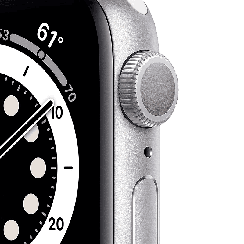 Apple Watch Series 6 Aluminio 44 mm GPS + Cellular Plata/Blanca