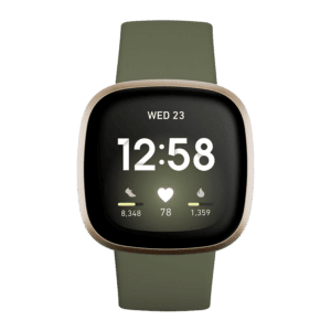 Fitbit Versa 3 Aluminio Dorado / Verde Oliva