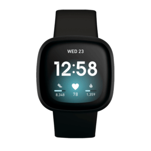 Fitbit Versa 3 Aluminio Negro / Negro
