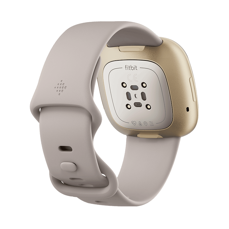 Fitbit Sense Acero inoxidable Dorado / Blanco Marfil