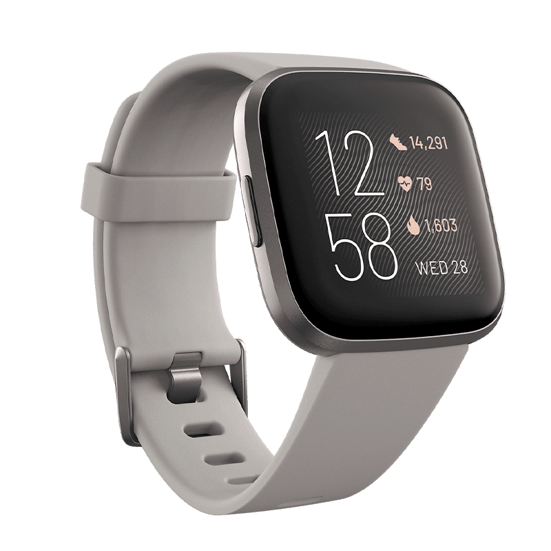 Fitbit Versa 2 Aluminio Gris Biebla / Gris Piedra