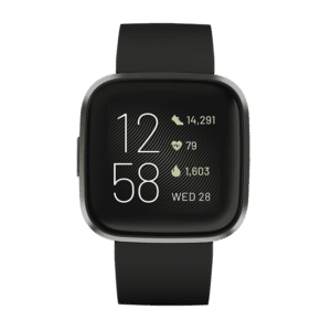 Fitbit Versa 2 Aluminio Gris Niebla / Negro