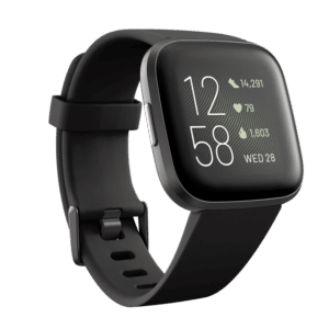 Fitbit Versa 2 Aluminio Gris Niebla / Negro
