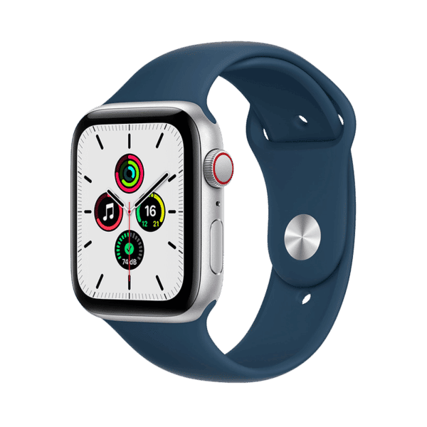 Apple Watch SE Aluminio 44 mm GPS + Plata / Loop Blue
