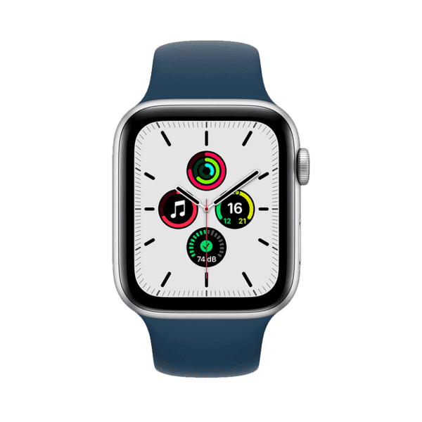 Apple Watch SE Aluminio 44 mm GPS + Plata / Loop Blue