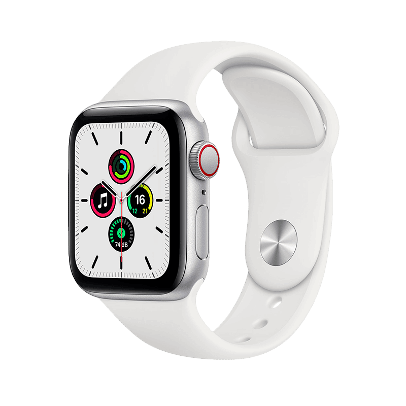 Apple Watch SE Aluminio 44 mm GPS + Cellular Plata / Loop Blanco