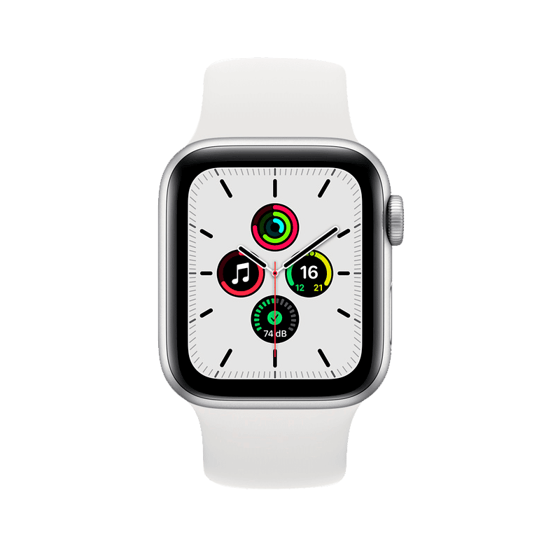 Apple Watch SE Aluminio 44 mm GPS + Cellular Plata / Loop Blanco