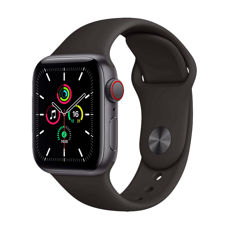 Apple Watch SE Aluminio 44 mm GPS + Cellular Gris Espacial / Media Noche