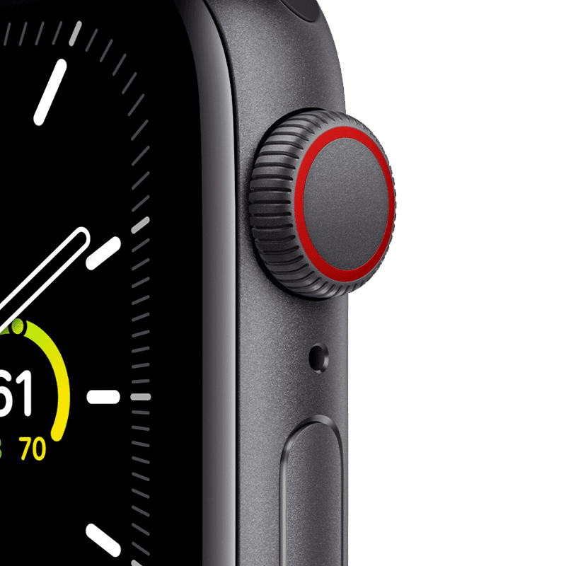 Apple Watch SE Aluminio 44 mm GPS + Cellular Gris Espacial / Media Noche