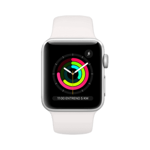 Apple Watch Series 3 GPS Aluminio 38 mm GPS + Plata / Blanca
