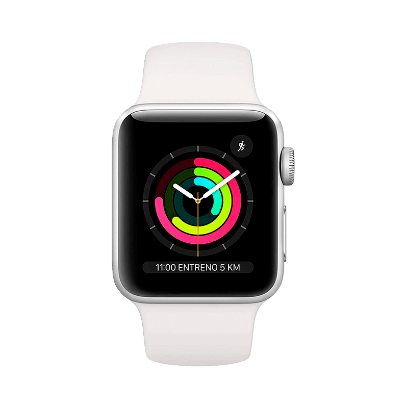 Apple Watch Series 3 GPS Aluminio 38 mm GPS + Plata / Blanca