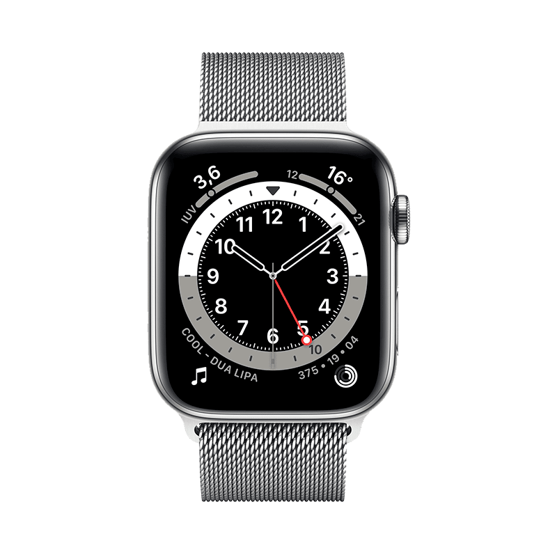 Apple Watch Series 6 Acero Inoxidable 40 mm GPS + Cellular Plata / Milaneses Loop Plata