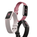 Fitbit Luxe Acero inoxidable Platino / Rosa Orquidea