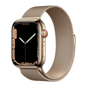 Apple Watch Series 7 (GPS +  Cellular) 41 MM Acero Inoxidable Milanesa Oro